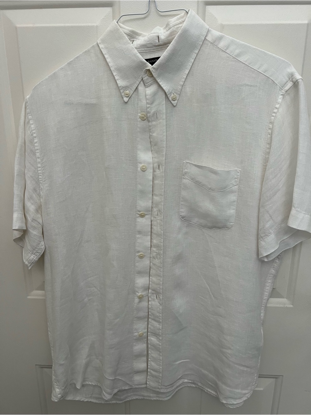 Banana Republic Standard Fit Linen Shirt Size M